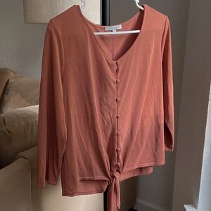 small “green envelope” button up